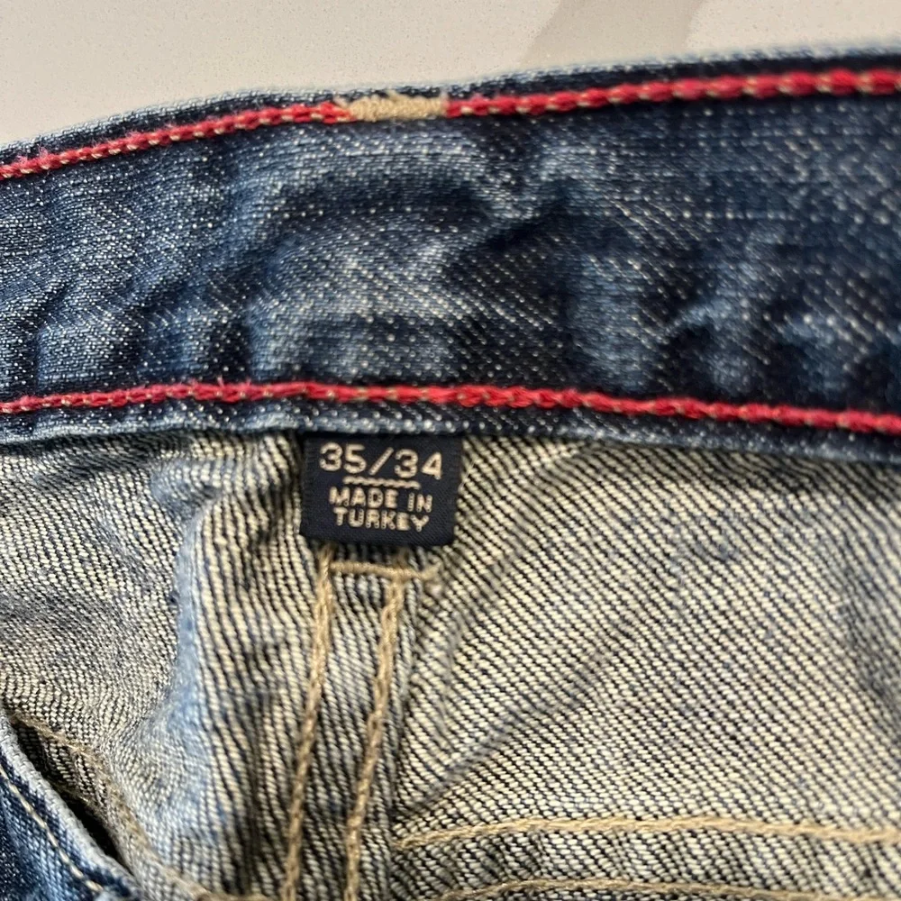 Banana Republic Relaxed Fit Blue Jeans 100% Cotton Straight Leg | 35x34